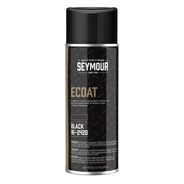 SEYMOUR® Auto & Collision E-Coat Primer - Black, 12 oz
